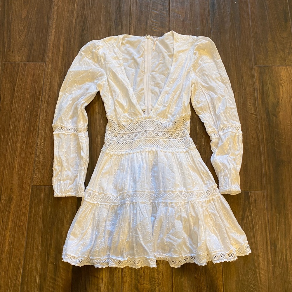 Free People White Lace dress size 2 - Picture 3 of 7